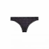 Dámske tangá 000QD3763E FTU čierne so vzorom - Calvin Klein