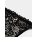 Dámske tangá 163826 4R206 00020 čierne - Emporio Armani