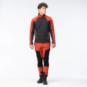 Pánska mikina Polar Monar M 92800621574 sivo-oranž - Hi-Tec