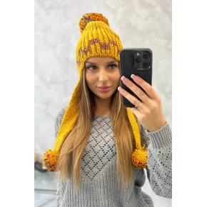 Dámska ušianka Nadia K321 horčicová - Oliwier