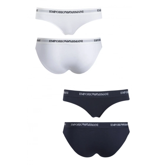 Nohavičky 2pcs 163334 CC317 10410 bielotmavomodrá - Emporio Armani