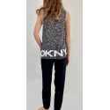 Dámsky pohodlný dvojdielny set YI2722537 - 001 Čierno/biela - DKNY