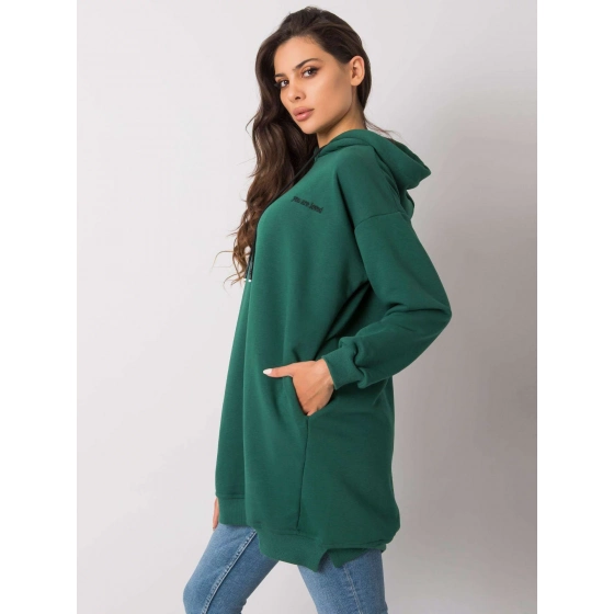 Dámska mikina RV BL 7097.26 Tmavo zelená - FPrice