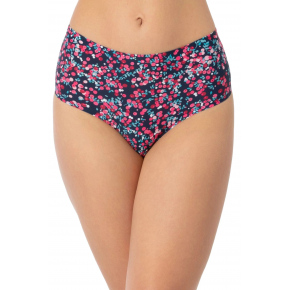 Dámske nohavičky Cranberries simple brasil maxi tm. modré s ruží. vzorom - JULIMEX