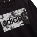 Detská tepláková súprava Jr HF1909 Čierna s potlačou - Adidas