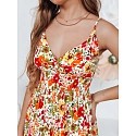 Sukienka maxi FLOWMISS biała w kwiaty FashionStreet EY2629