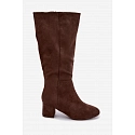 Dámske čižmy HY62-8131 hnedé - FashionStreet