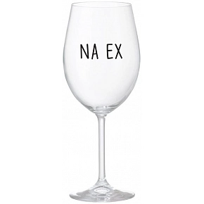 NA EX - čirá sklenice na víno 350 ml