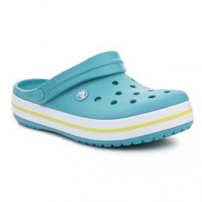 Unisex pánske a dámske nazúvaky 11016-4ST Tyrkysová s žltou - Crocs