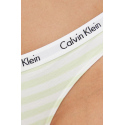 Dámske tangá D1617E 5XE biela / žltá - Calvin Klein