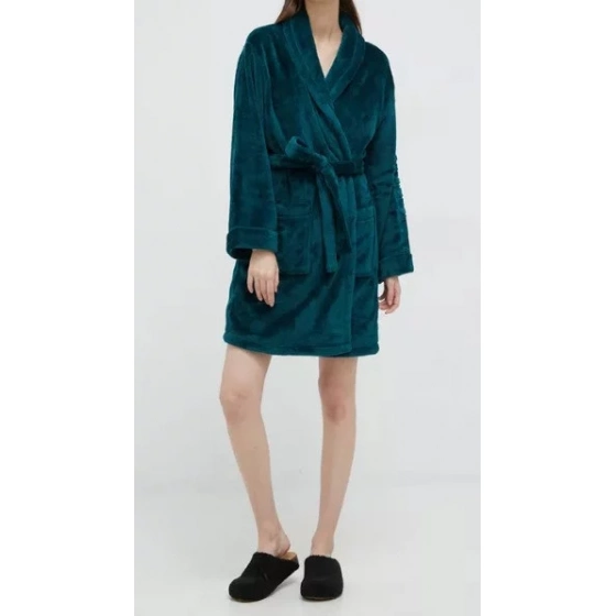 Dámsky župan YI2122605F 370 tm. zelená - DKNY