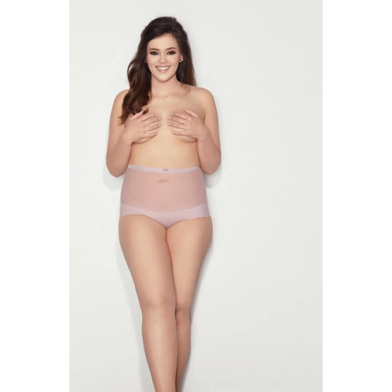 Dámske zoštíhľujúce nohavičky Glam Low púdrovo ružové - Mitex