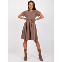 Dámske šaty RV SK 5672.03P Hnedá - Rue Paris