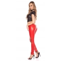 Sexy nohavice 50480 s kamienkami a zipsami - KouCla