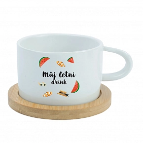 Personalizovaný keramický hrníček "MAKRONKA" s letním mixem Personalizovaný keramický hrníček "MAKRONKA" s letním mixem