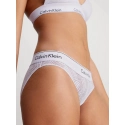 Dámske nohavičky BIKINI 000QF7712E LL0 lila - Calvin Klein