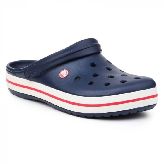 Unisex pánske a dámske nazúvaky Crockband 11016-410 Tmavomodrá s červenou - Crocs