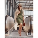 Dámske šaty 184989 khaki - Fasardi