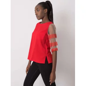 Dámska blúzka s priehľadnými rukávmi 506702 - FPrice