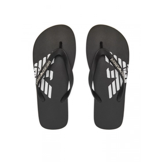 Dámske žabky XVQS08 XN746 A120 čierne - Emporio Armani
