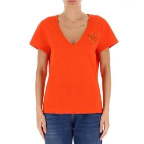 Tričko Love Birds W 100372A0MA ružové - Pinko Tričko Love Birds W 100372A0MA ružové - Pinko