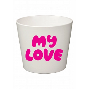 MY LOVE - malý květináč 