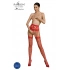 Dámske sexi pančuchové nohavice ECO S009 Červená - Passion