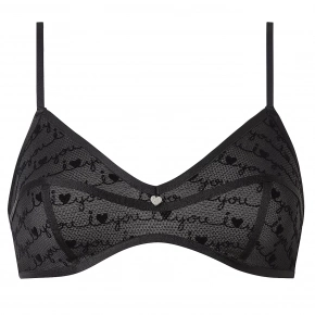 Dámská nevyztužená podprsenka I Heart You V-Day QF6713E-VE6 - Calvin Klein