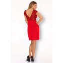 Vzrušujúca košieľka Crossina red - LivCo Corsetti