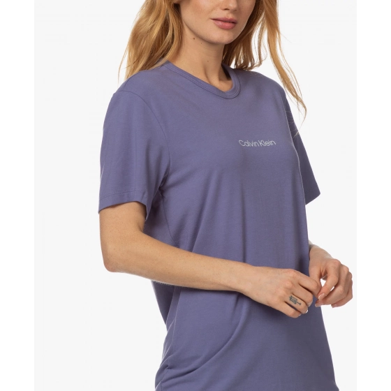 Dámske tričko Lounge QS6756E - VDD - Čučoriedková - Calvin Klein