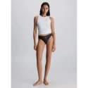 Dámske tangá 000QD3763E FTU čierne so vzorom - Calvin Klein