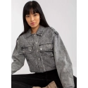 Dámska džínsová bunda EM KR H1830.88 Sivá jeans - Ciminy