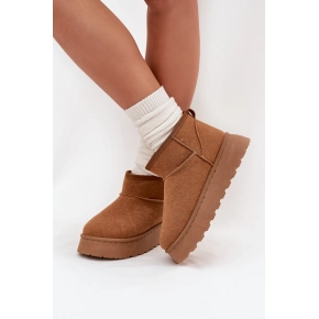 Dámske snehule 25BT26-9147 hnedé - Sweet Shoes