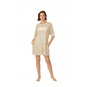 Dámska nočná košeľa YI30013 221 sv. béžová - DKNY