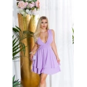 Dámsky sexy overal KOV26245 Svetlo lila fialová - Koucla