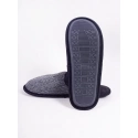 Pánske šľapky OKL-0107F-3400 Čierna so šedou - Yoclub