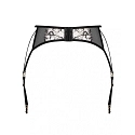 Zvodný podväzkový pás Vila Blanes Garter Belt čierny - Obsessive