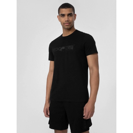 Pánske tričko H4L22-TSM010-20S čierne - 4F