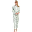 Dámske pyžamo 88232-800-2 zelenobiele - Pastunette