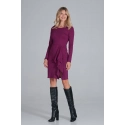 Dámske šaty M839 Fuchsia - Figl