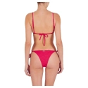 Dámske dvojdielne plavky 262616 4R323 01975 malinové - Emporio Armani
