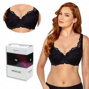 Dámska podprsenka TELIMENA Čierna - Nipplex