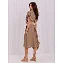 Dámske šaty MI SK 82970.86 khaki - Milady