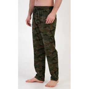 Pánske pyžamo nohavice Army 4102 khaki - Gazzaz