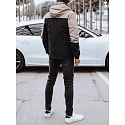Kurtka męska zimowa z kapturem czarna FashionStreet TX4899