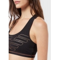 Športová podprsenka 164212 9A232 00020 čierna - Emporio Armani