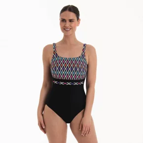 Dámske Style Melilla jednodielne plavky 6256 444 Čierna mix - Anita