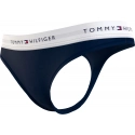 Dámske tangá THONG UW0UW03835 DW5 tm. modré - Tommy Hilfiger