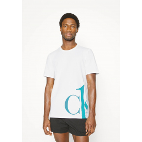 Pánske tričko NM1904E - 1W8 - biela - Calvin Klein