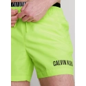 Pánske plavky MEDIUM DOUBLE WB KM0KM00992 M0T neononovo žlté - Calvin Klein